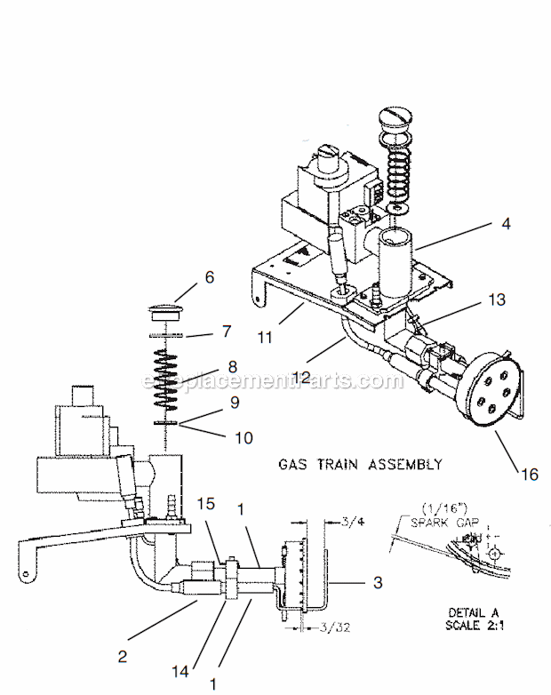 Page B Diagram and Parts List for VG400  Heat Wagon Heater